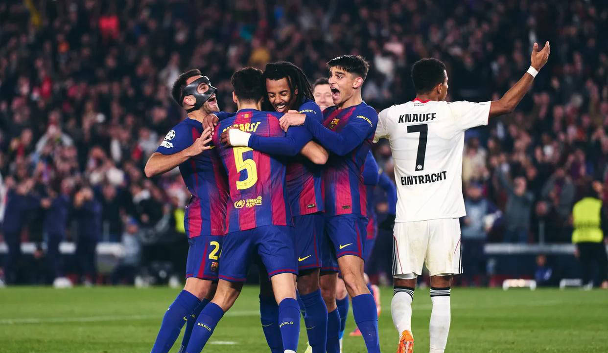 欧冠惊天逆转！巴萨后卫梅开二度创造历史，西甲卫冕冠军豪取四连胜